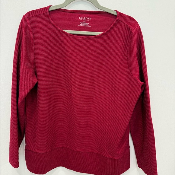 Talbots Tops - Talbots Red Long Sleeve Top